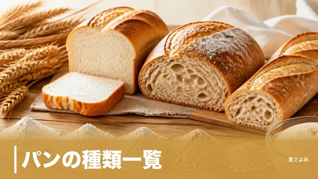 パンの種類一覧｜世界5000種を4つの軸で整理する分類の考え方のアイキャッチ画像