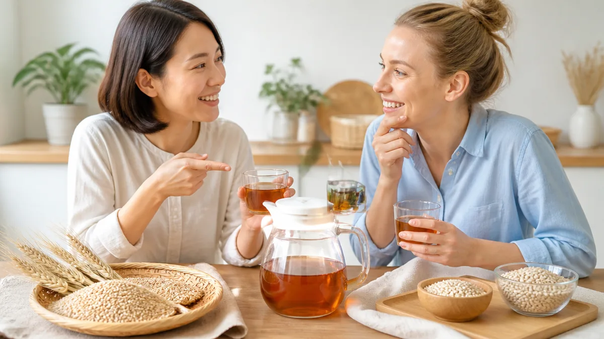 外国人に麦茶を説明するときの英語フレーズの解説画像