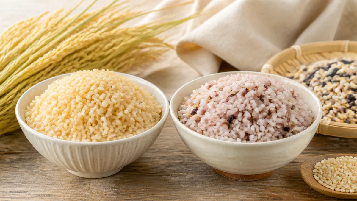 玄米と雑穀米の違いは食物繊維3.0gと配合次第｜カロリーが白米とほぼ同じ理由のアイキャッチ画像