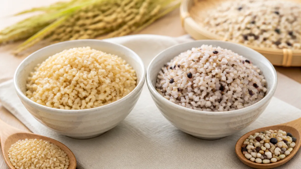 玄米と雑穀米は、そもそも成り立ちが違う食べものの解説画像