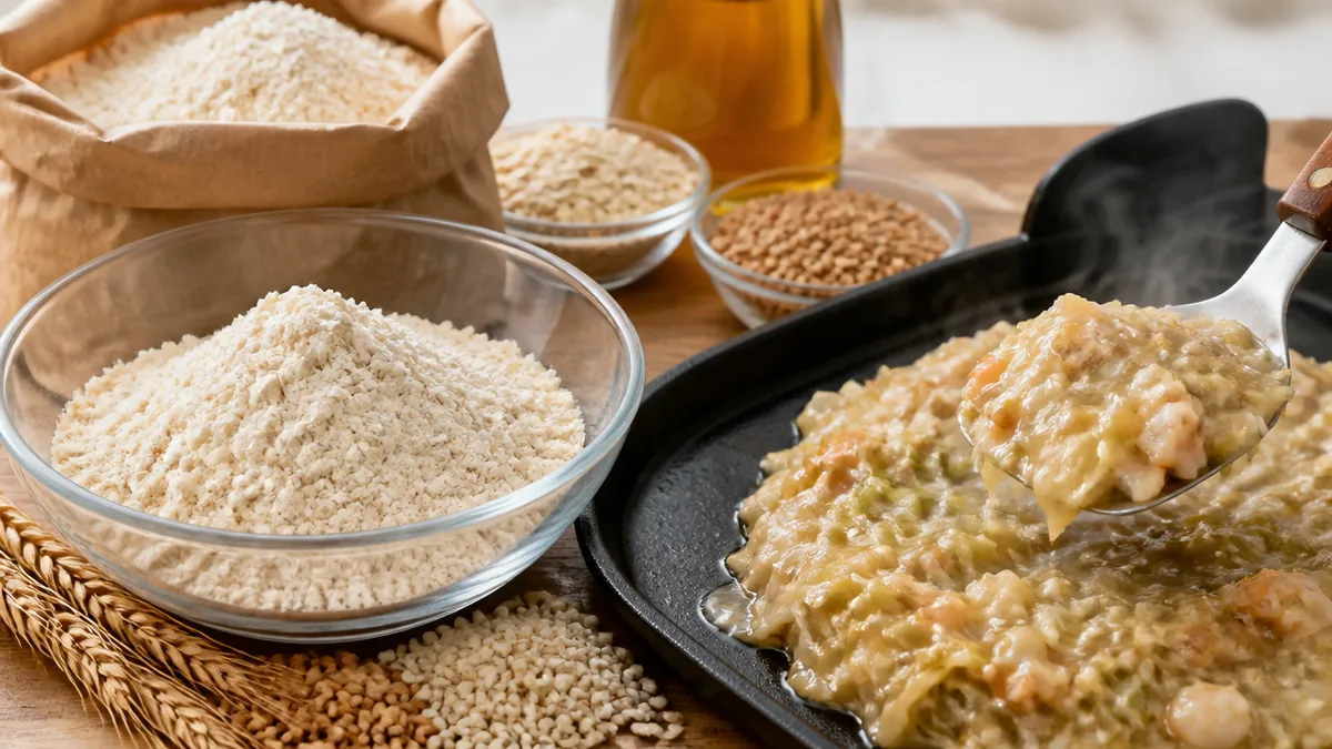 同じ粉で2つの料理になるのはなぜかの解説画像
