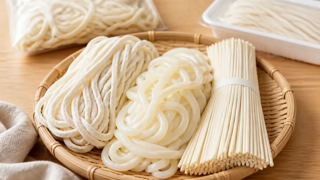 うどんの消費期限切れは何日まで？生・ゆで・乾麺・冷凍で日持ちが100倍違う理由のアイキャッチ画像