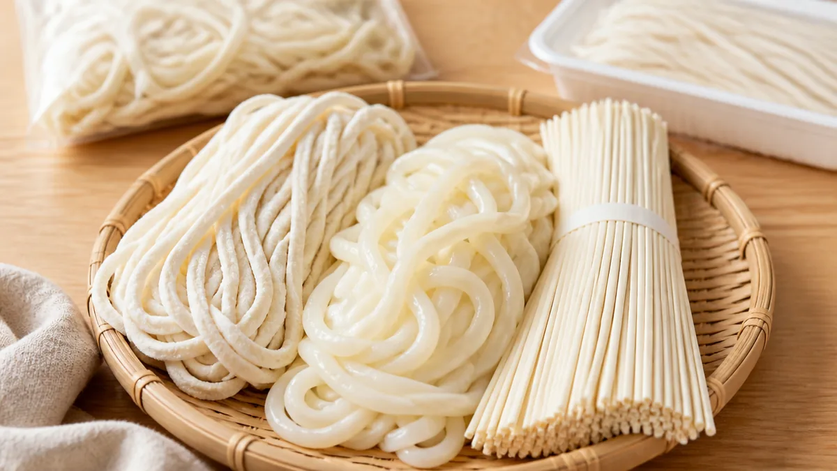 うどんの消費期限切れは何日まで？生・ゆで・乾麺・冷凍で日持ちが100倍違う理由のアイキャッチ画像