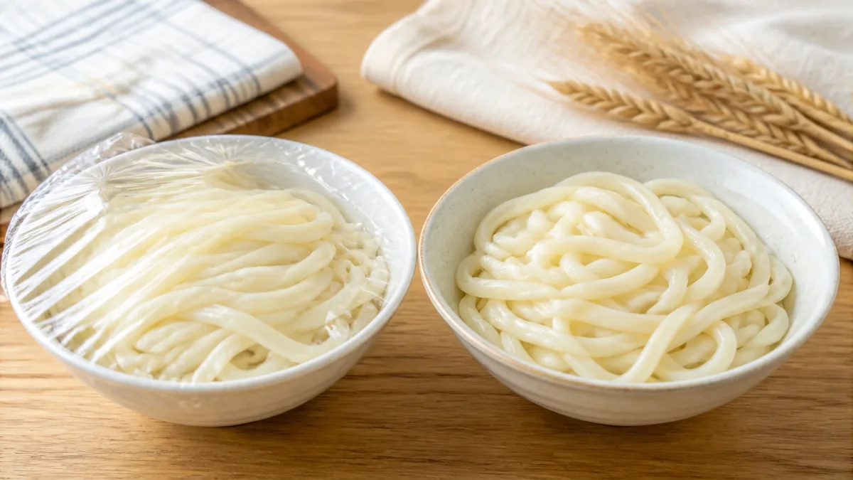 ゆでうどんは6日と15日に分かれる——加熱殺菌の有無で決まるの解説画像