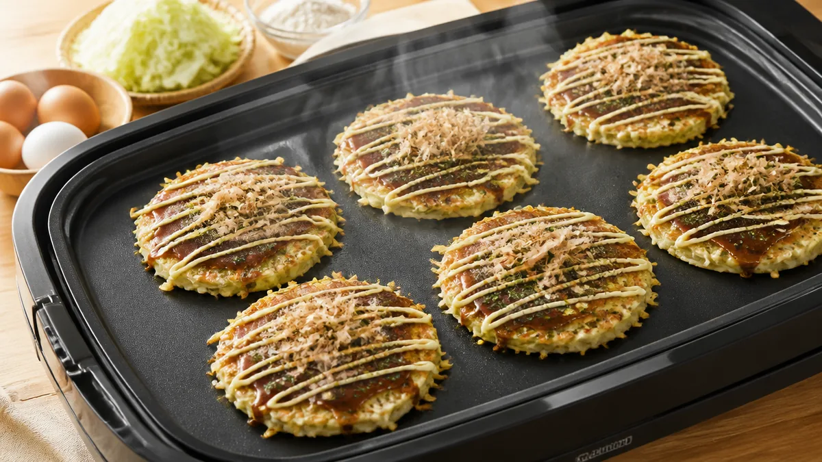 ミニお好み焼きは直径12cm｜通常の約1/4が生む3つの違いの解説画像