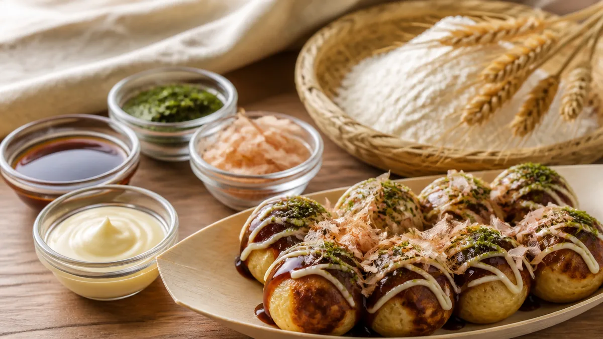 たこ焼きにかけるものは、定番4種類から考えると外さないの解説画像