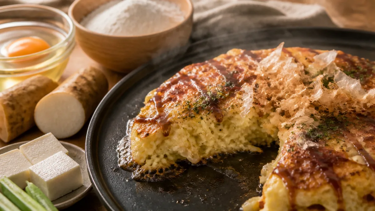 長芋がないと何が困る？お好み焼きの中で担っている3つの仕事の解説画像