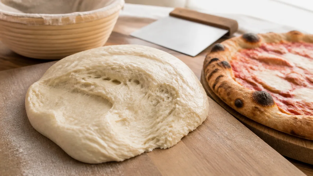 ピザ生地発酵しすぎるとどうなる？生地と焼き上がりに出る5つの変化の解説画像