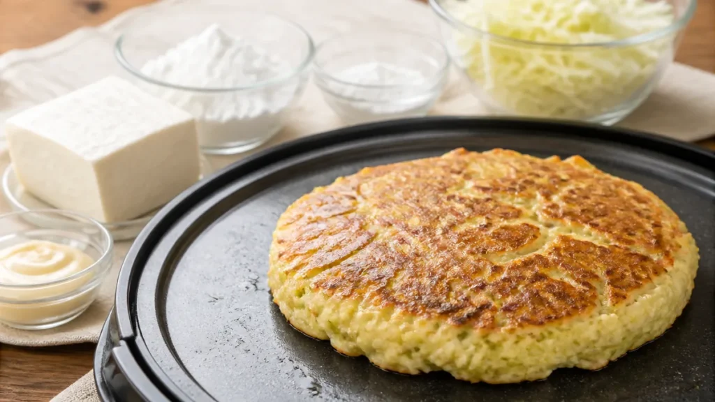 お好み焼き粉卵なしでも崩れない｜豆腐100〜150gと水の引き算で決まるつなぎの理屈のアイキャッチ画像