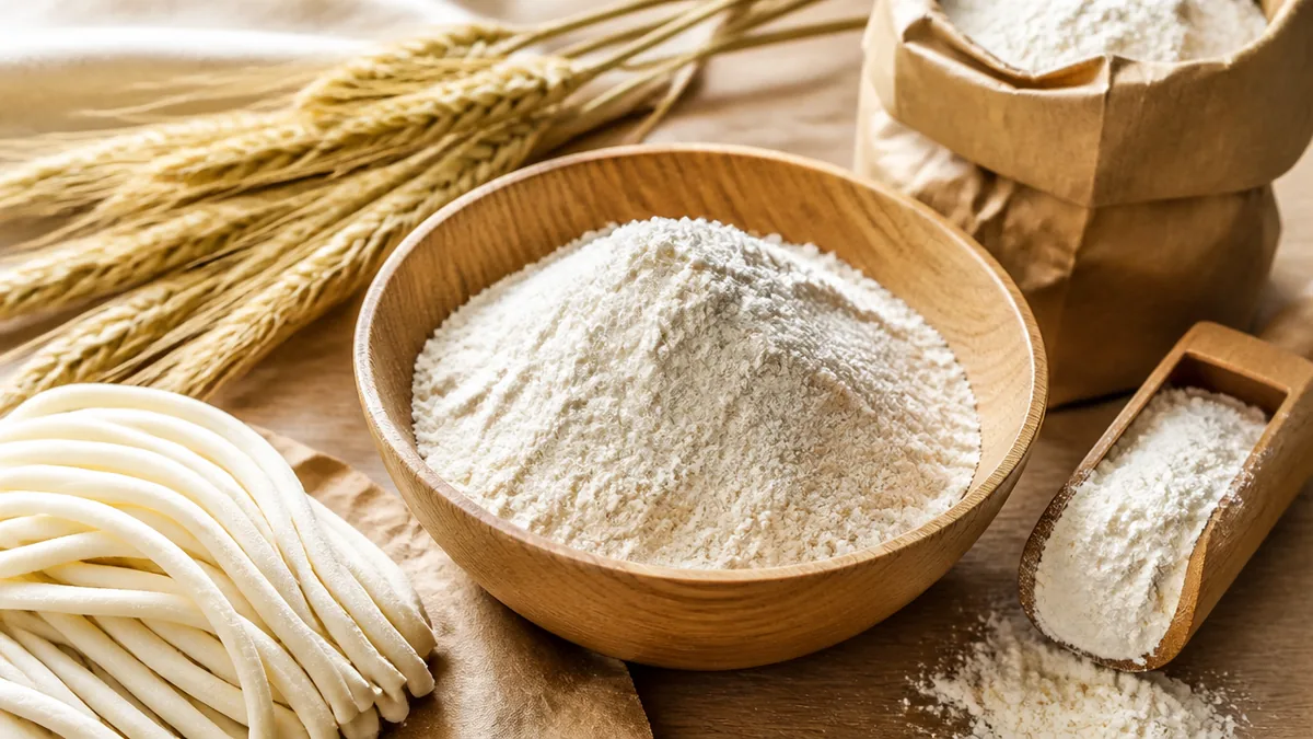 うどん粉とは何か?「中力粉」と同じものと考えてよい理由の解説画像