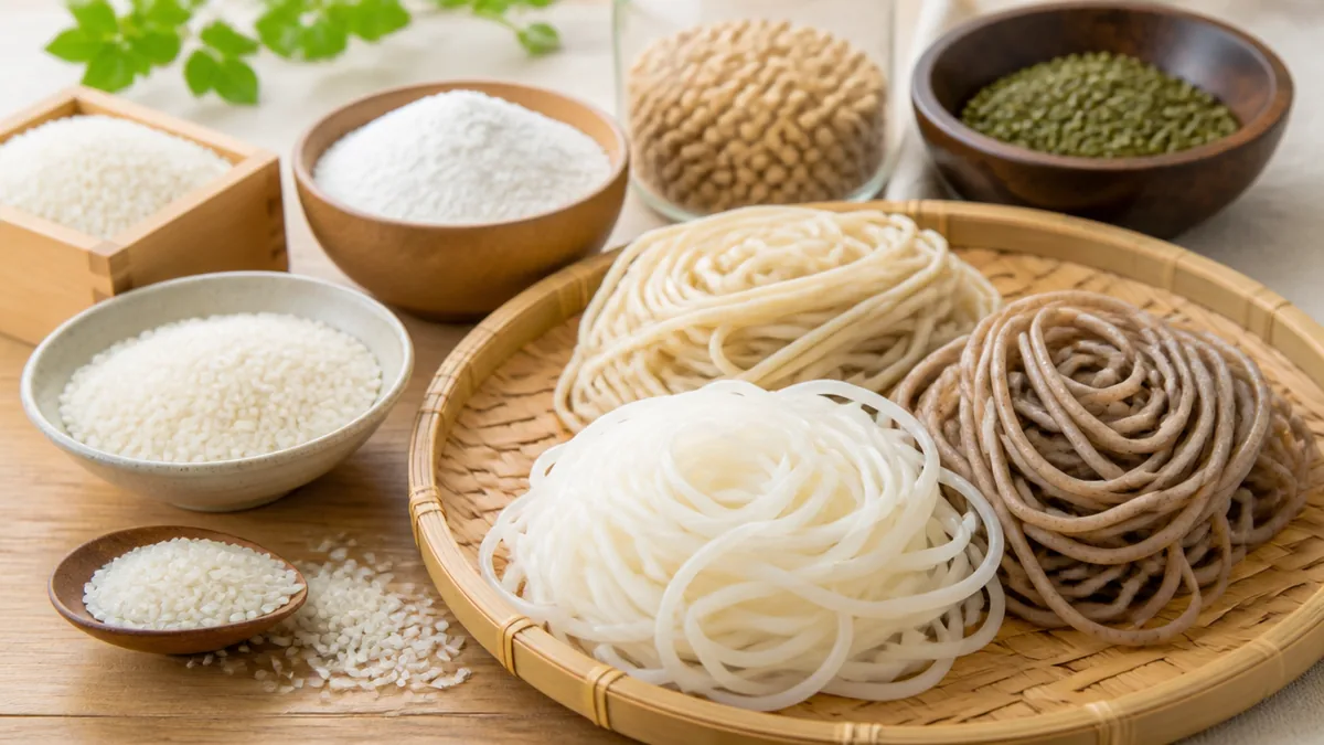 グルテンフリーの麺とは?小麦・大麦を使わない麺の定義の解説画像
