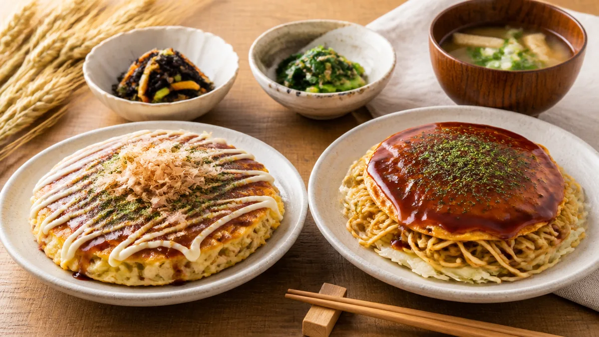 大阪風と広島風で副菜の選び方が変わるのはなぜ?の解説画像