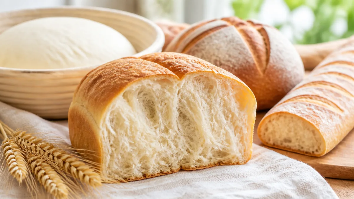 モチモチ パンの食感はどこから来る？でんぷんとグルテンの役割分担の解説画像