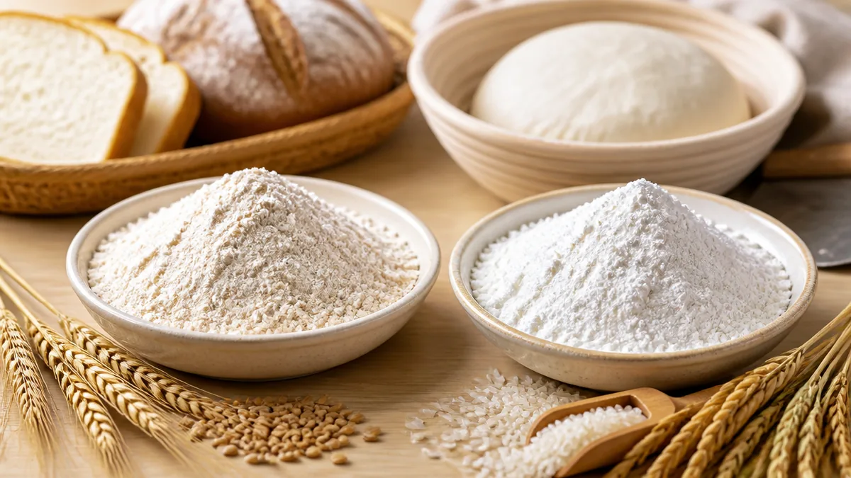 米粉天ぷら粉とは？小麦粉の天ぷら粉と「粉の中身」がどう違うかの解説画像